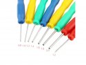 Desoldering needle set - 8-piece stainless steel - 0.8 to 2.0 mm